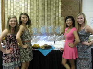 Graduation Ice Display