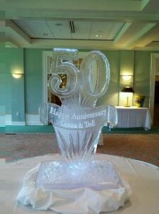 50th Anniversary Ice Display