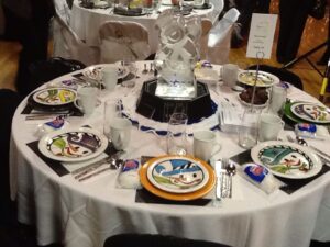 Frosty the Snowman Centerpiece